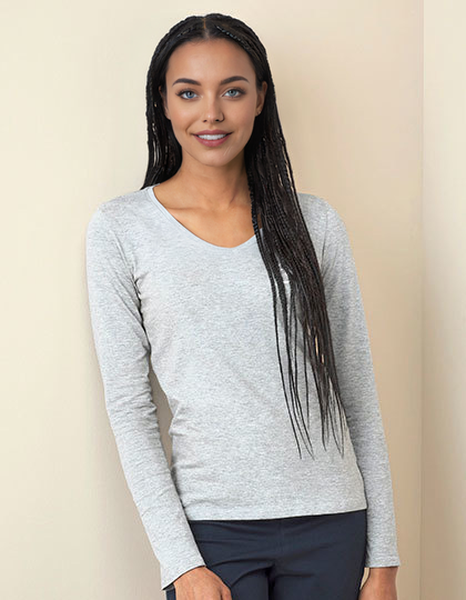 Rise Longsleeve V-Neck - Damen